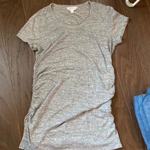 Grey maternity top
